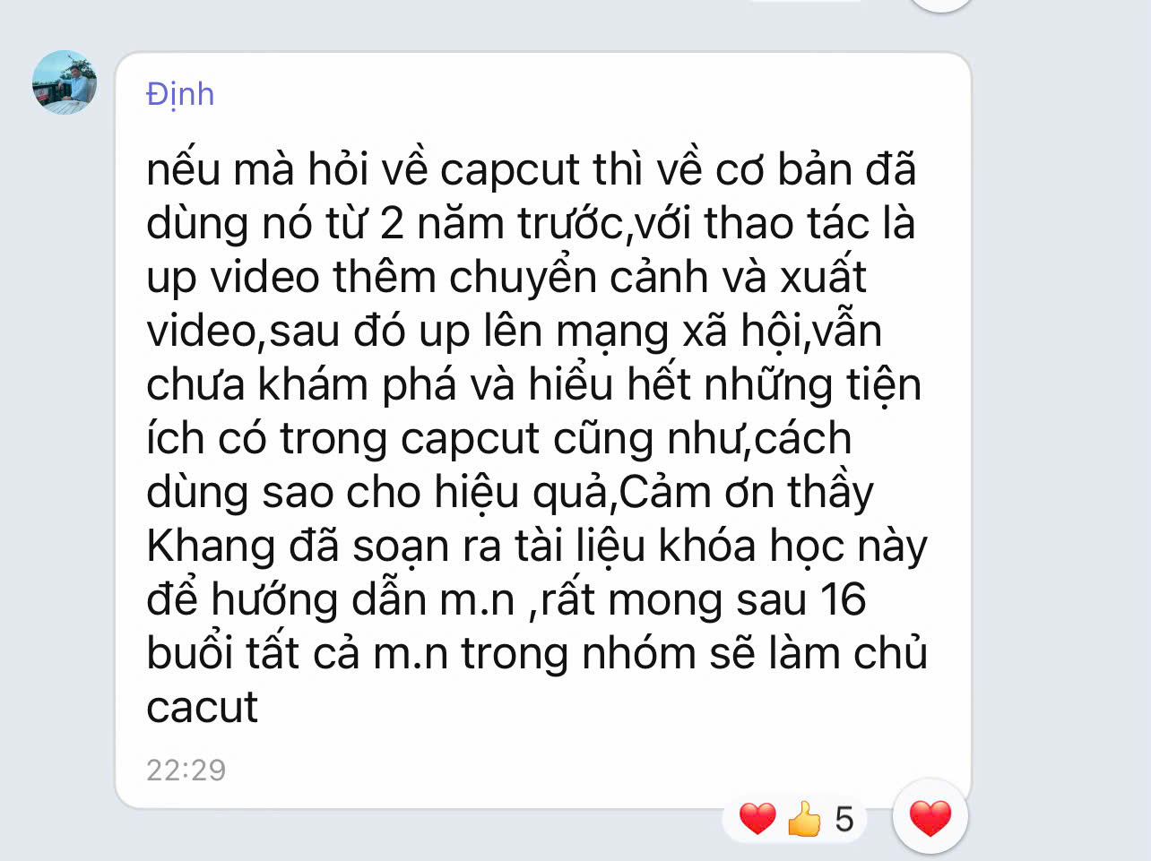 Feedback học viên 4